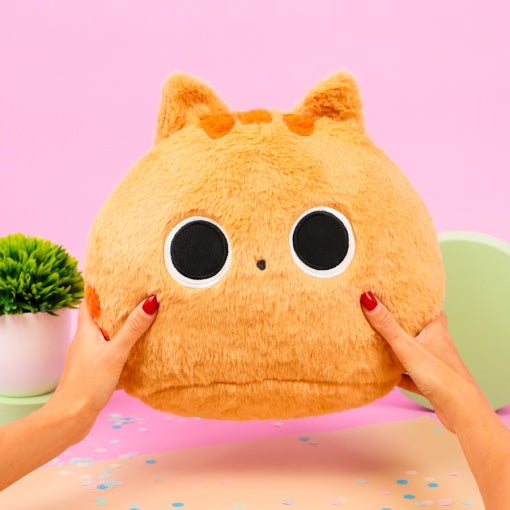 Cat Head Cushion Plush – 40cm